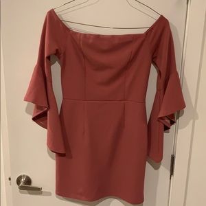 Off the shoulder formal dress